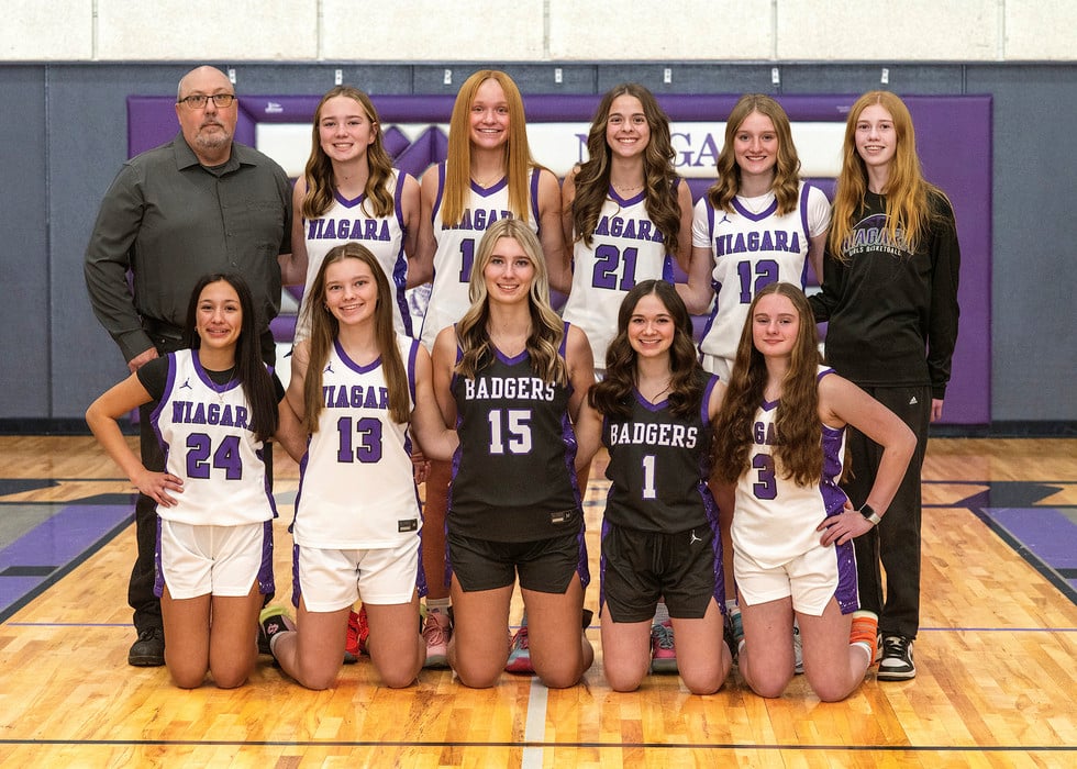 Lady Badgers Varsity Basketball Team