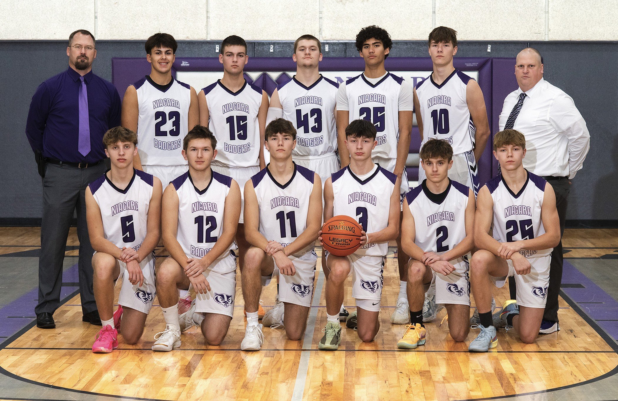 Badgers Varsity Basketball Team