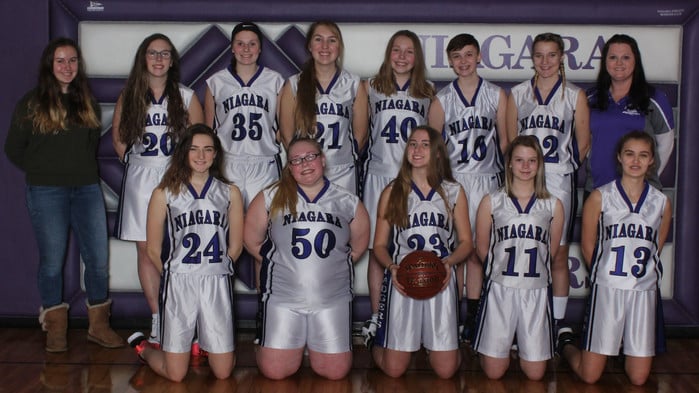 2018-2019 Girls Junior Varsity Basketball Members